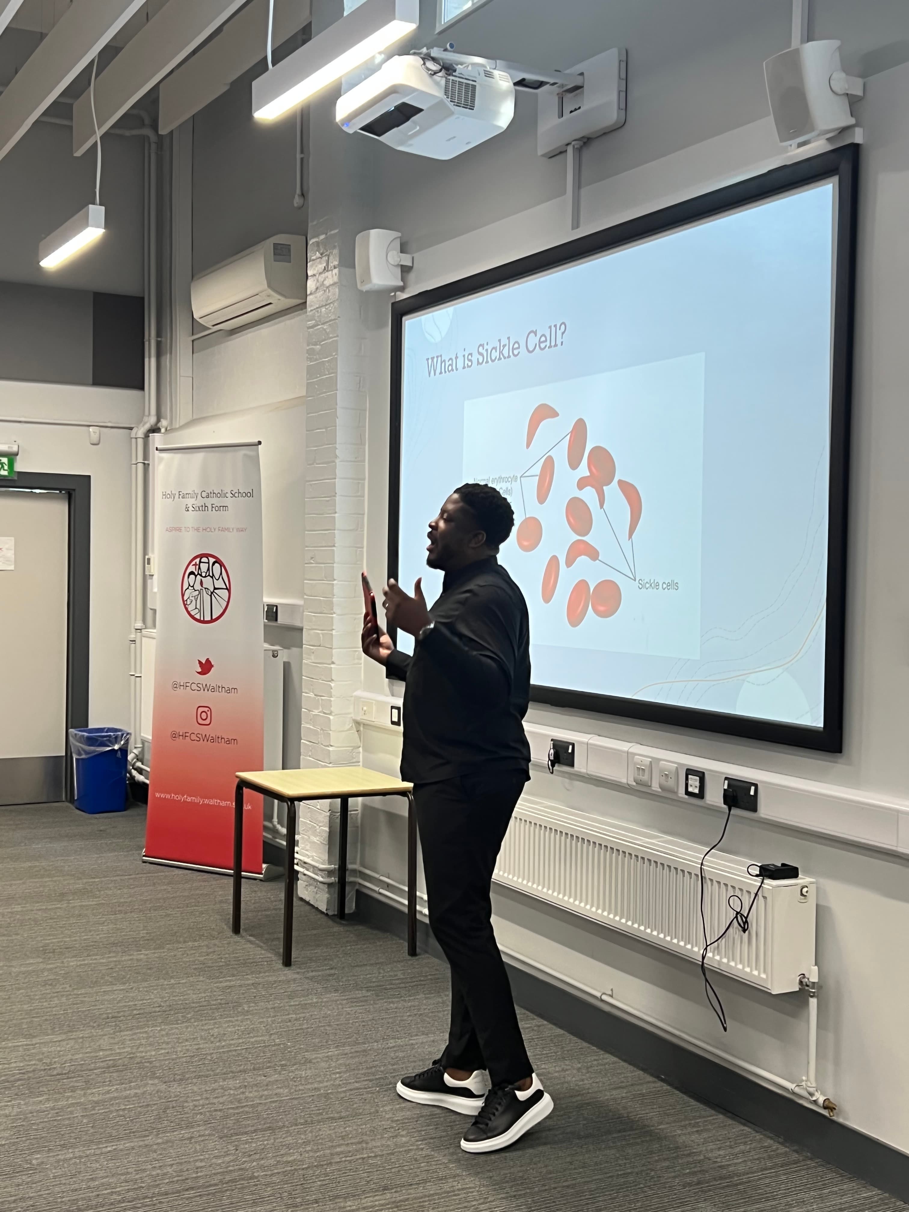 School presentation about sickle cell